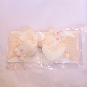 Baby headband handmade ( box pink #1)